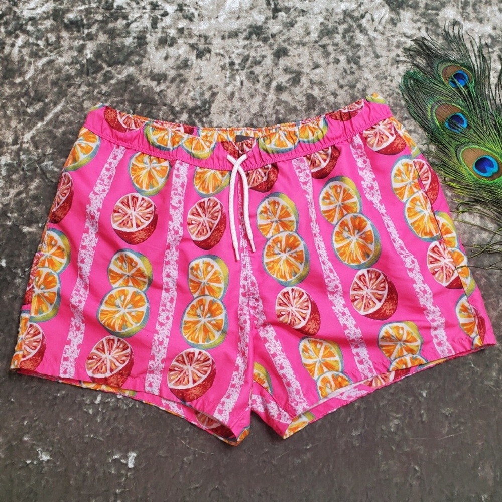 Asos Co-ord Citrus Fruit Slice Swim Shorts